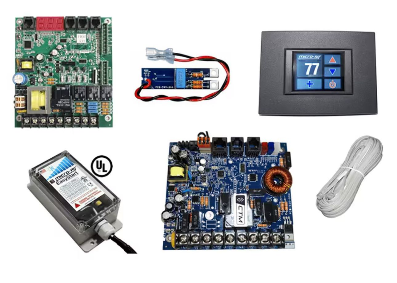Controles, Tarjetas y Accesorios